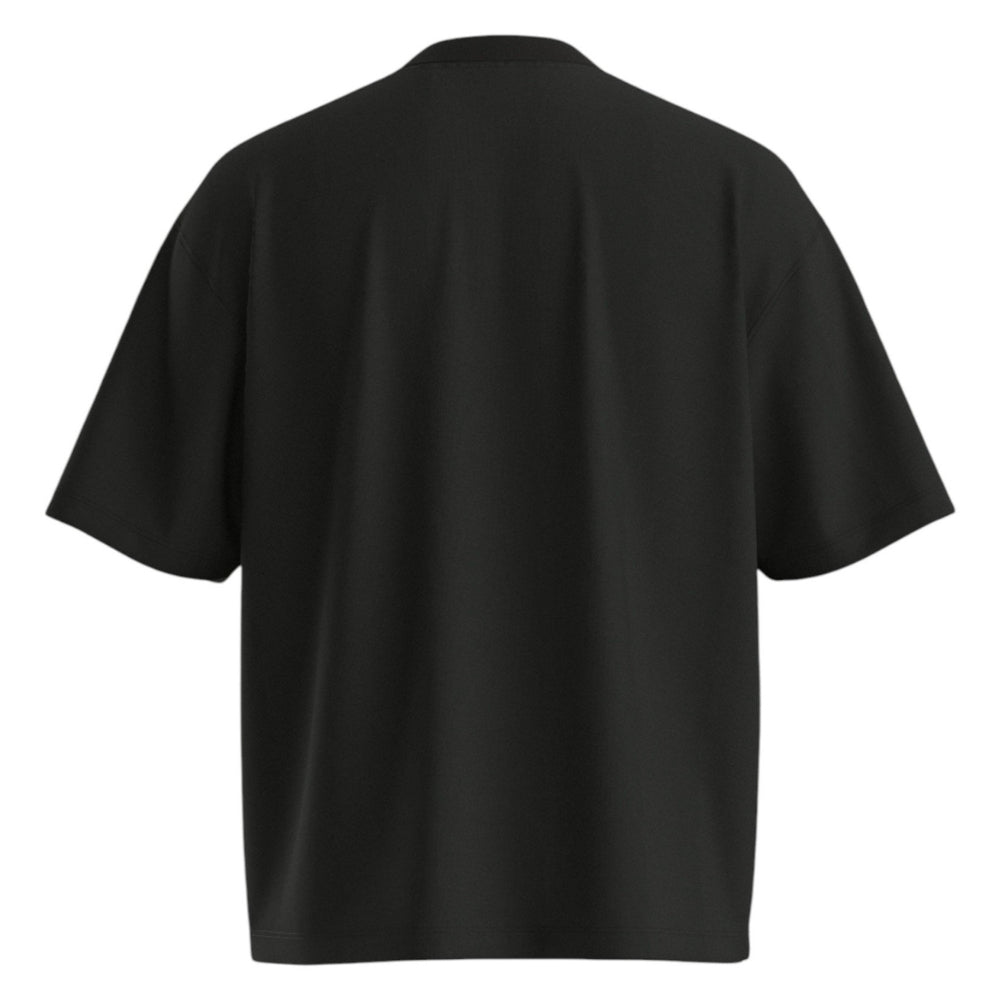 Camiseta de hombre de manga corta con estampado color negro