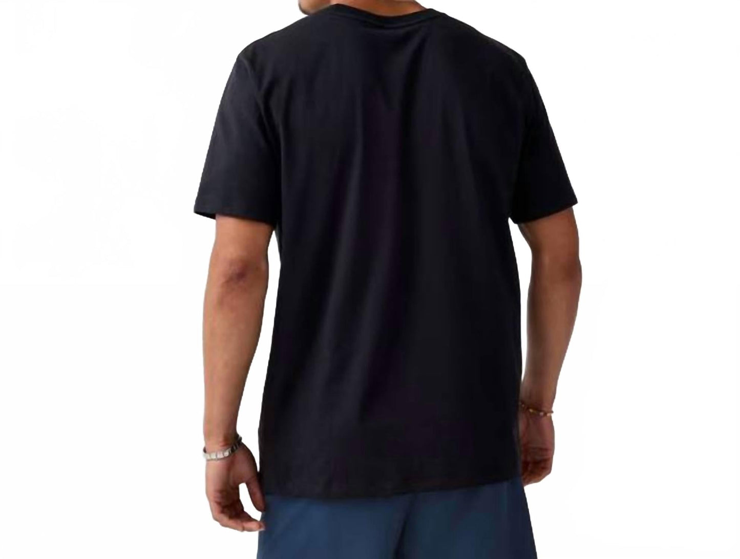 Camiseta de manga corta con estampado color negro