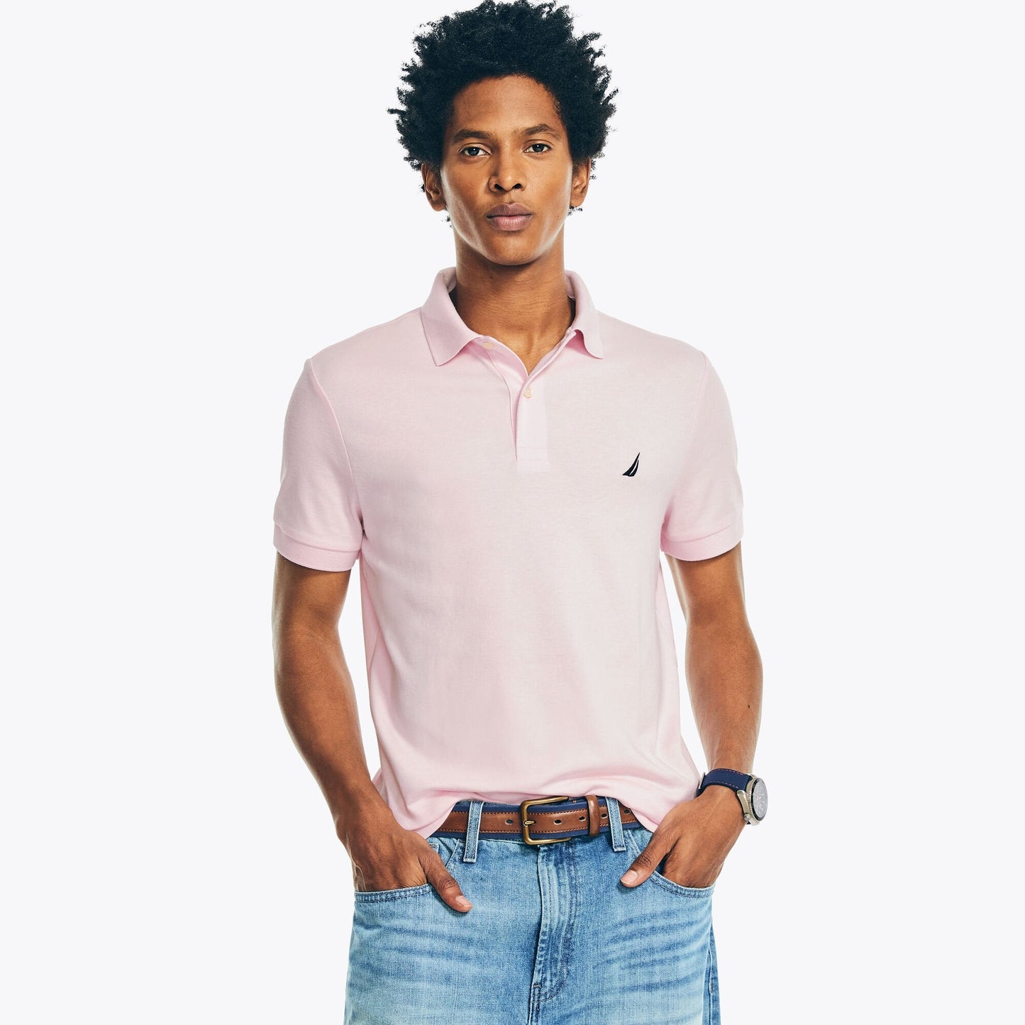 Polo de hombre de corte ajustado