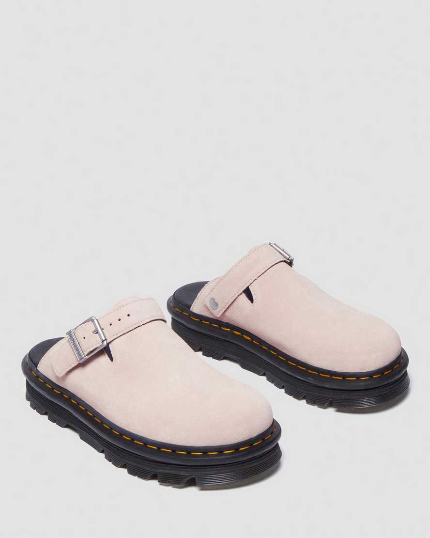Zapatos de gamuza con plataforma