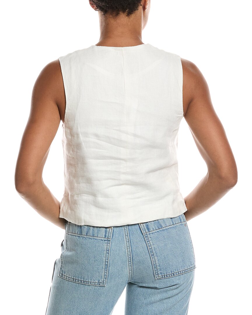 Camiseta sin mangas de lino