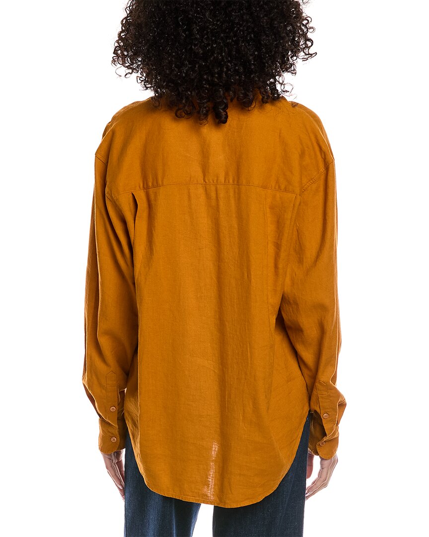 Camisa de mezcla de lino