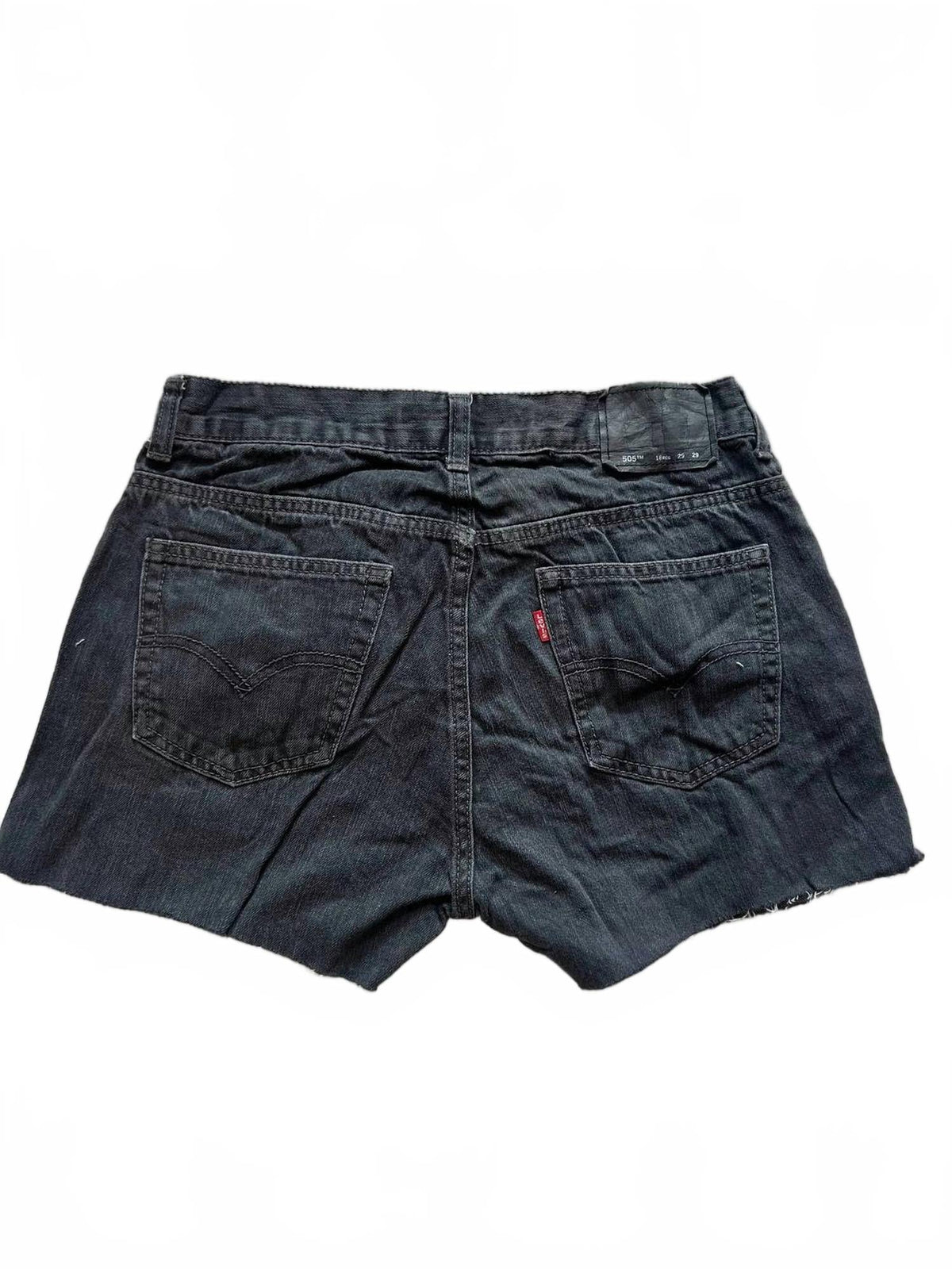 Short de mujer de mezclilla color negro