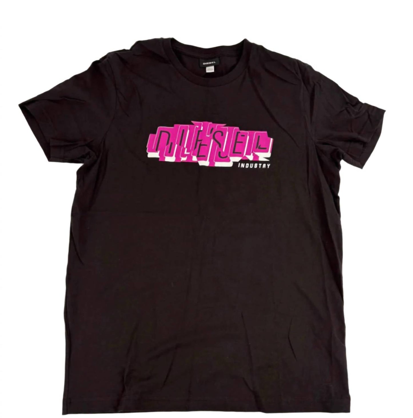 Camiseta con estampado color negro