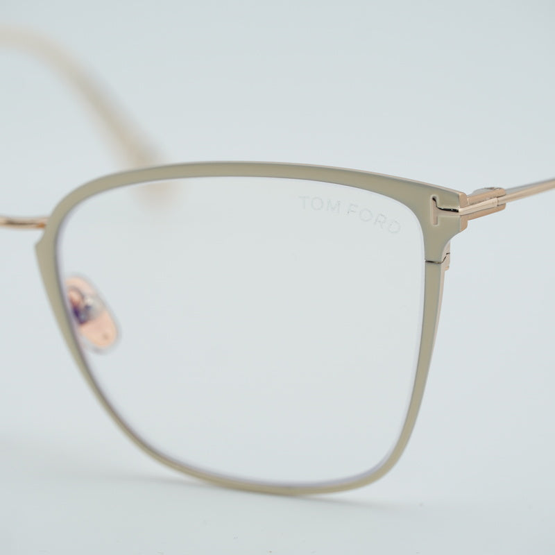 Gafas 56 mm color azul y marfil