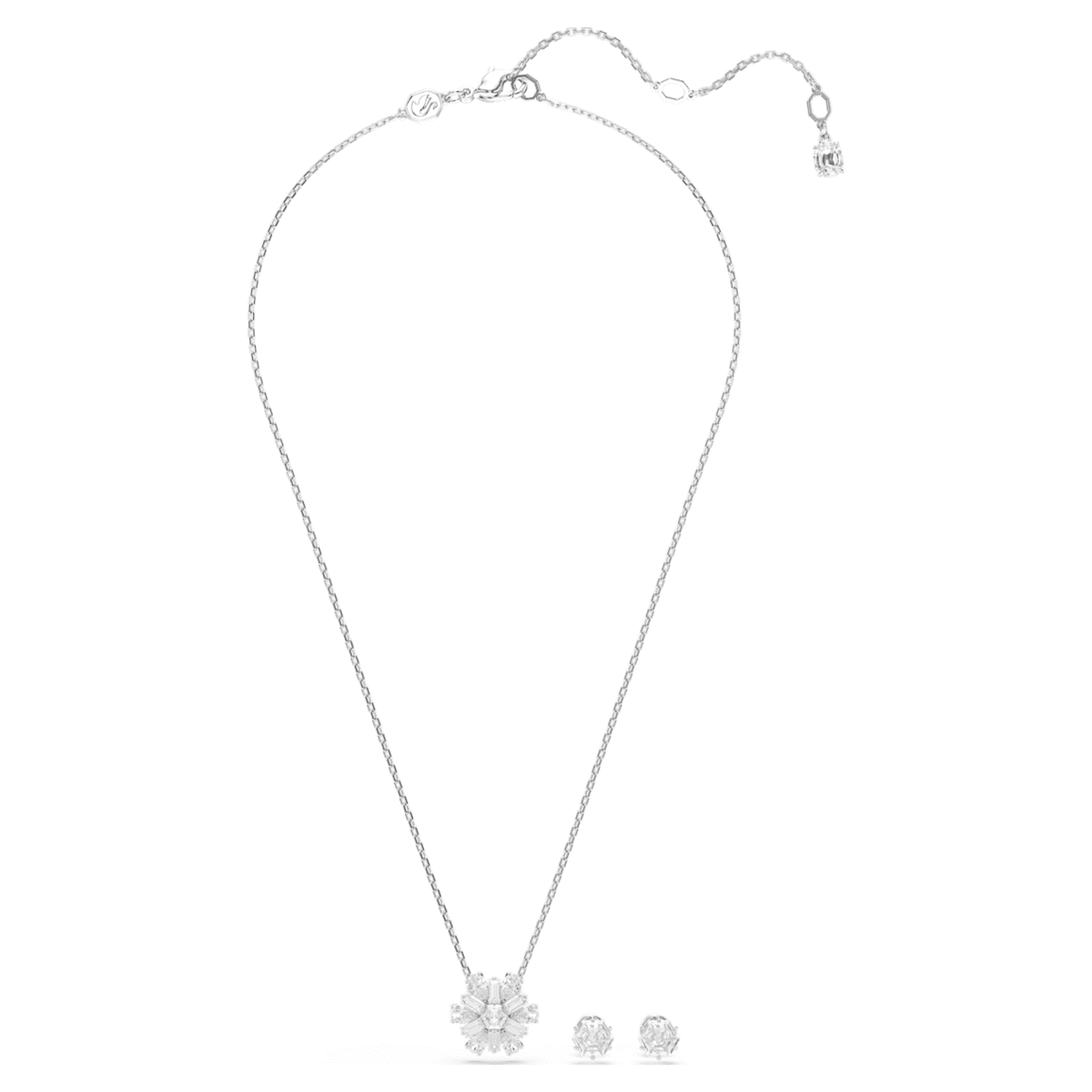 Set de joyería color blanco