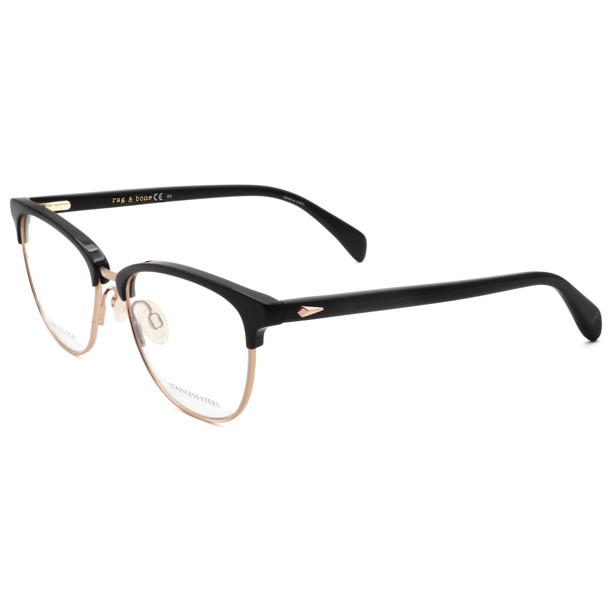 Montura para gafas de mujer 52 mm color negro