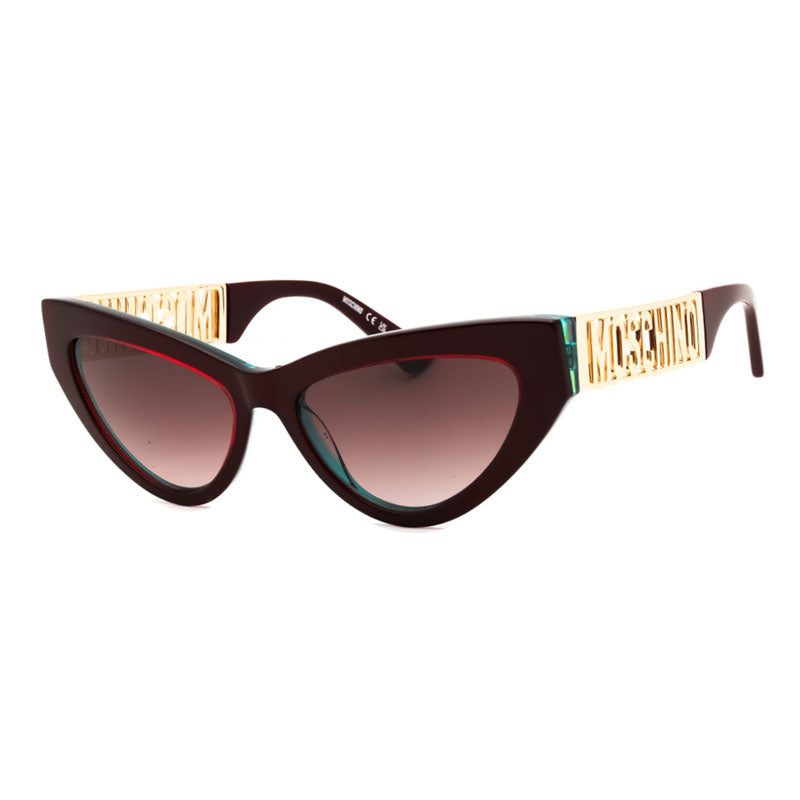 Gafas color café y vinotinto