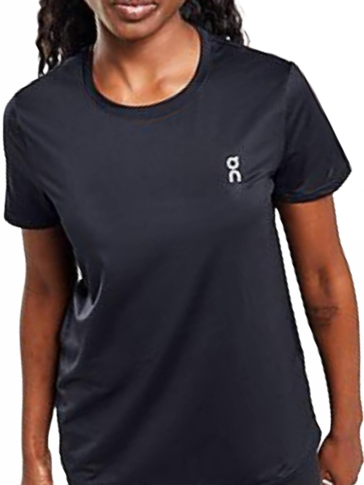 Camiseta de mujer de manga corta color negro