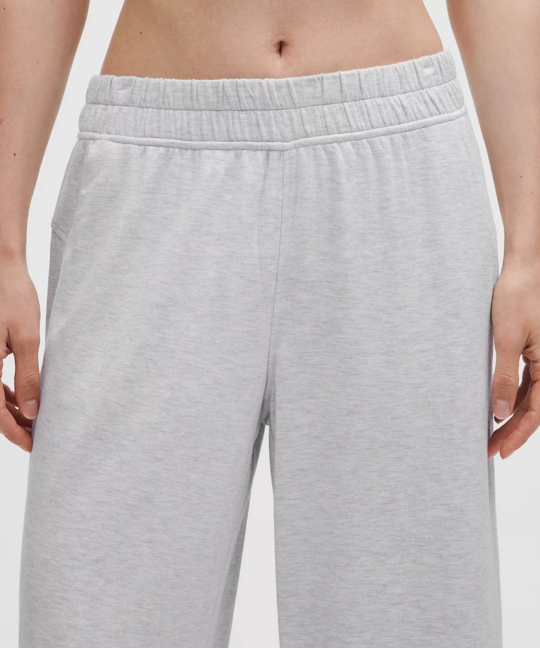 Pantalón de pierna ancha de tiro medio