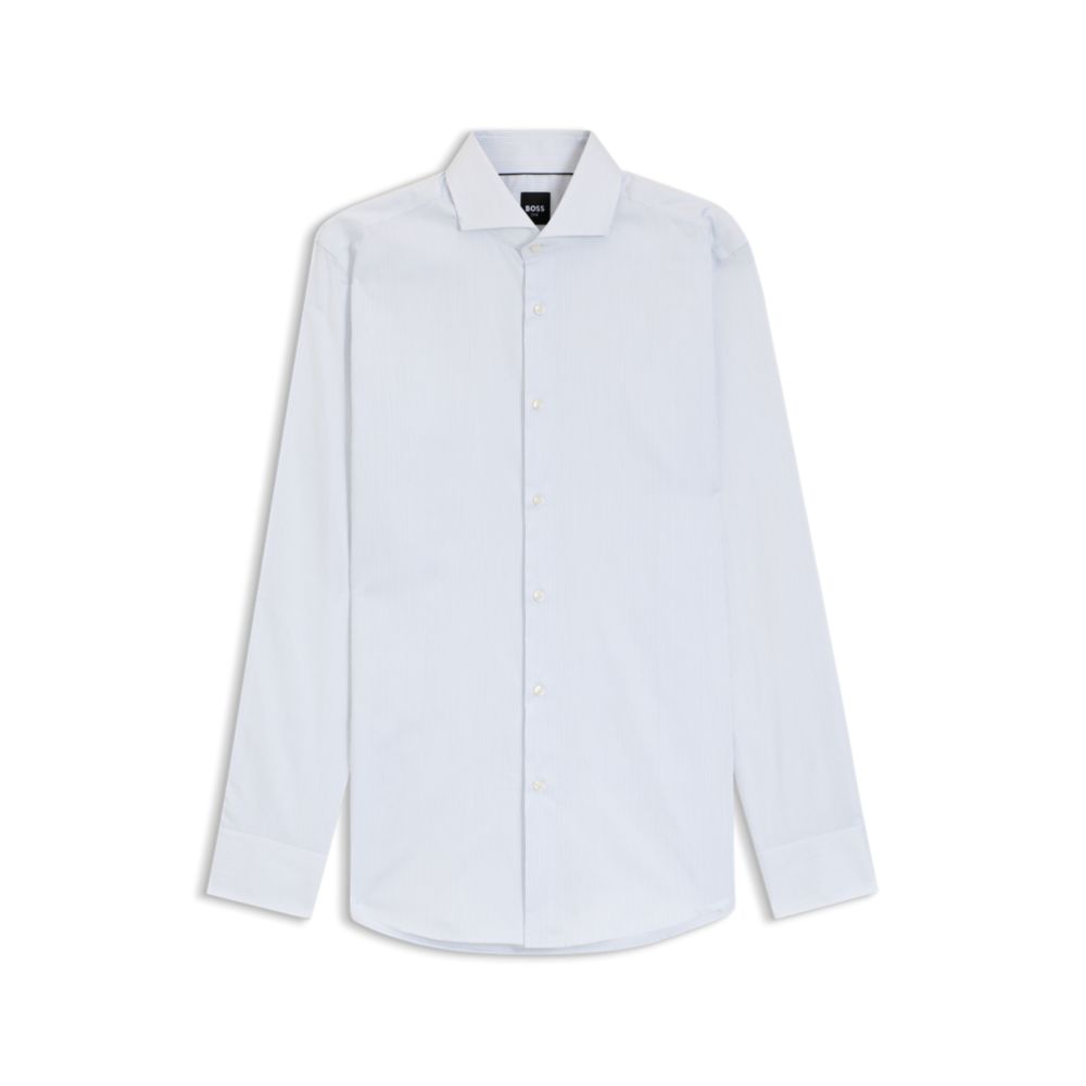 Camisa de corte ajustado a rayas