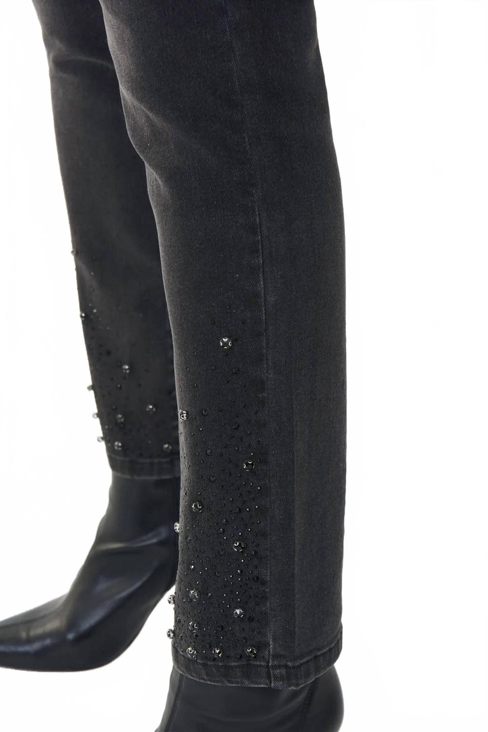 Jean color gris