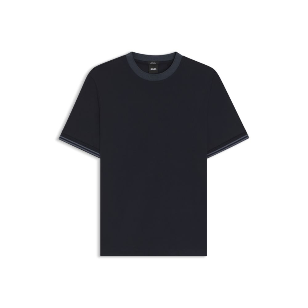 Camiseta de algodón de corte ajustado