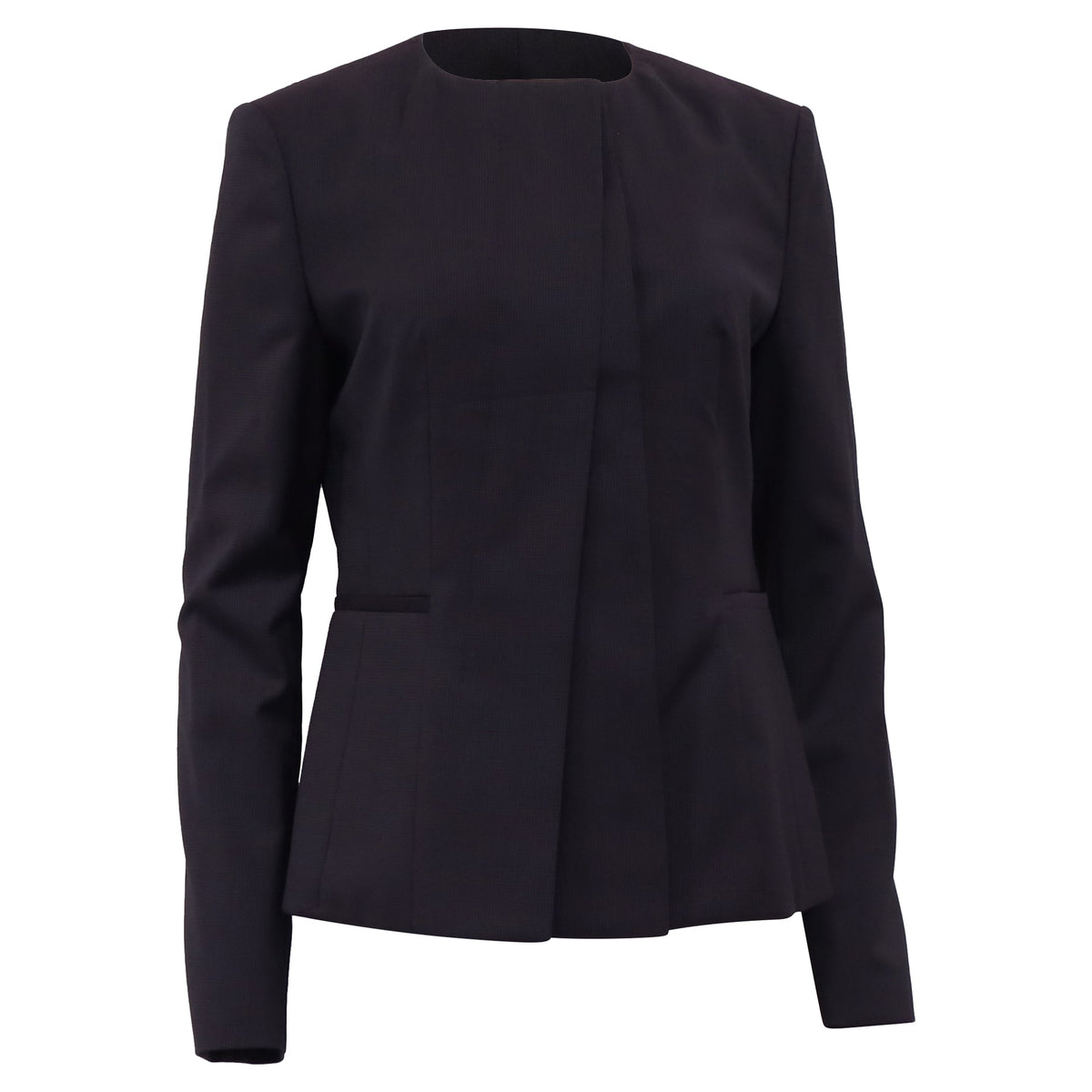 Blazer de lana color negro