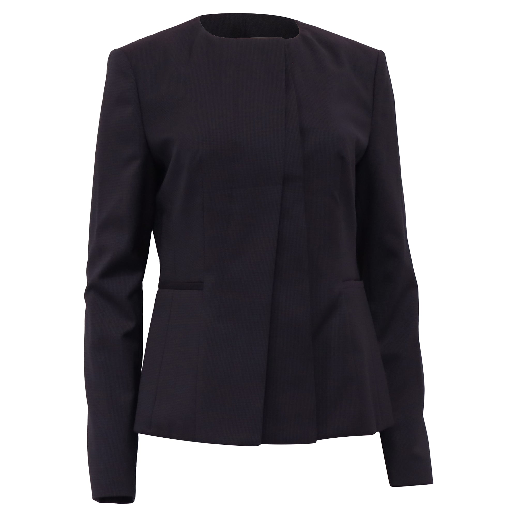 Blazer de lana color negro