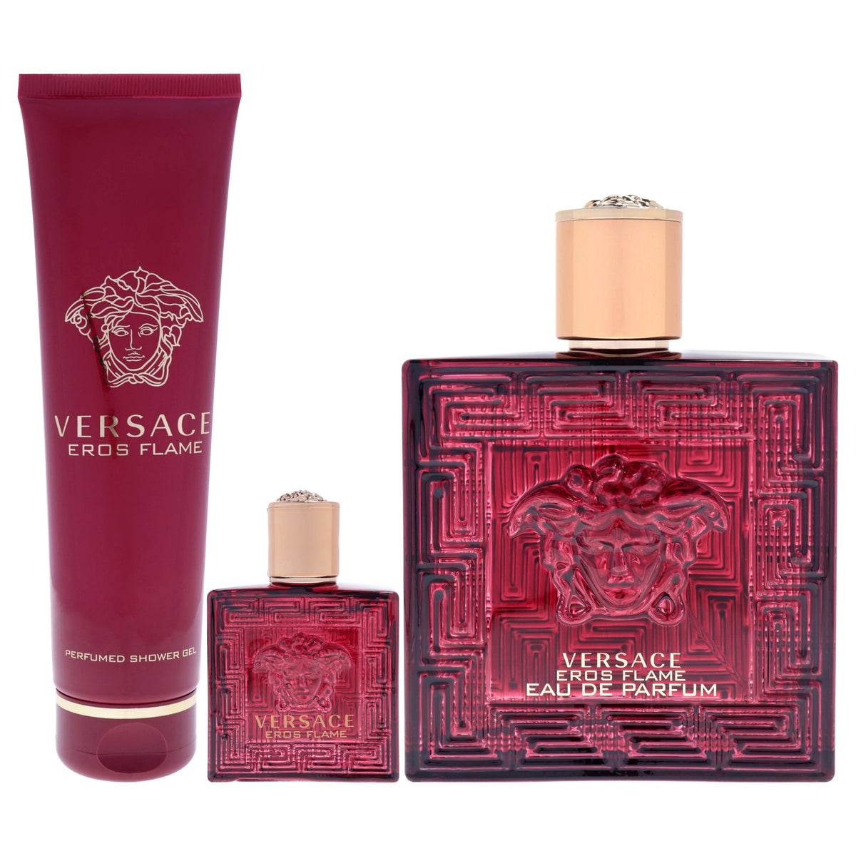 Gel de baño de hombre (3 unidades) 3,4 oz + 0,17 oz + 5 oz