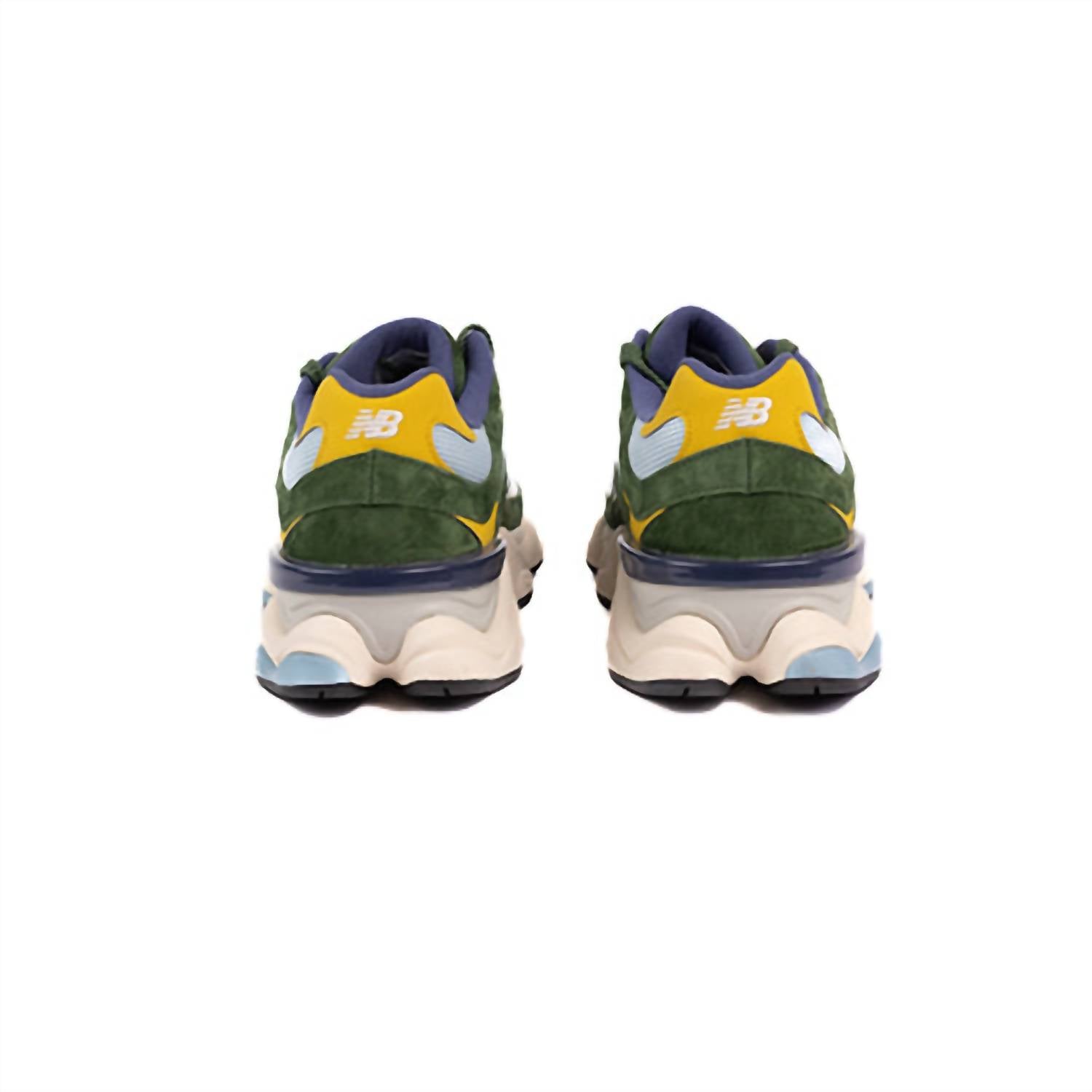 Tenis de hombre color azul y verde