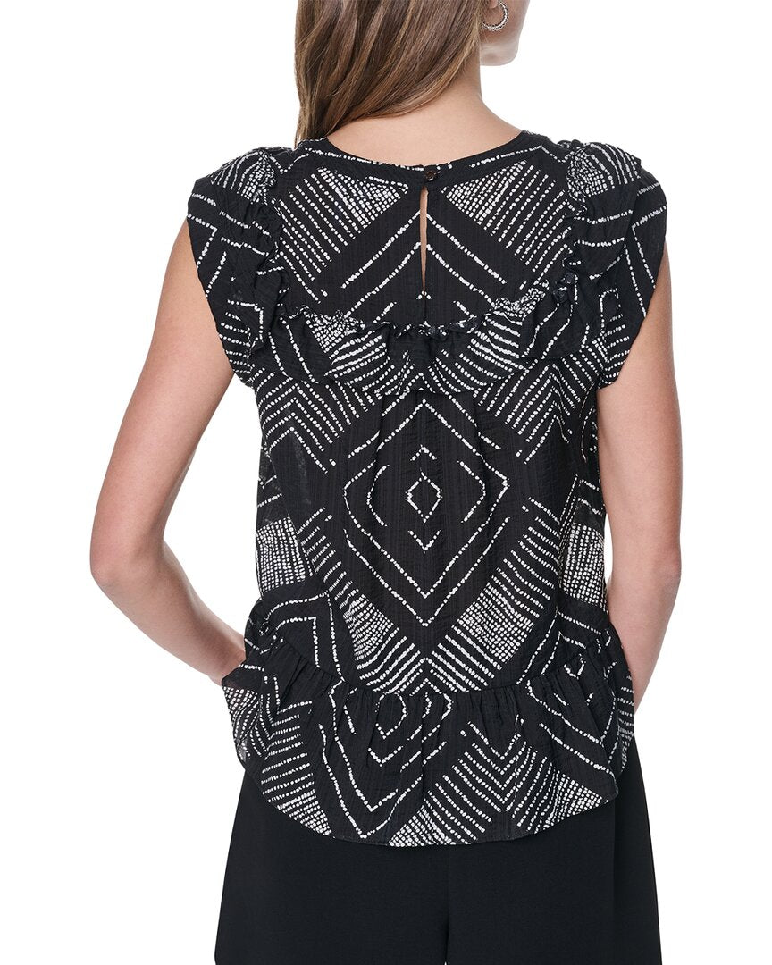 Top con estampado