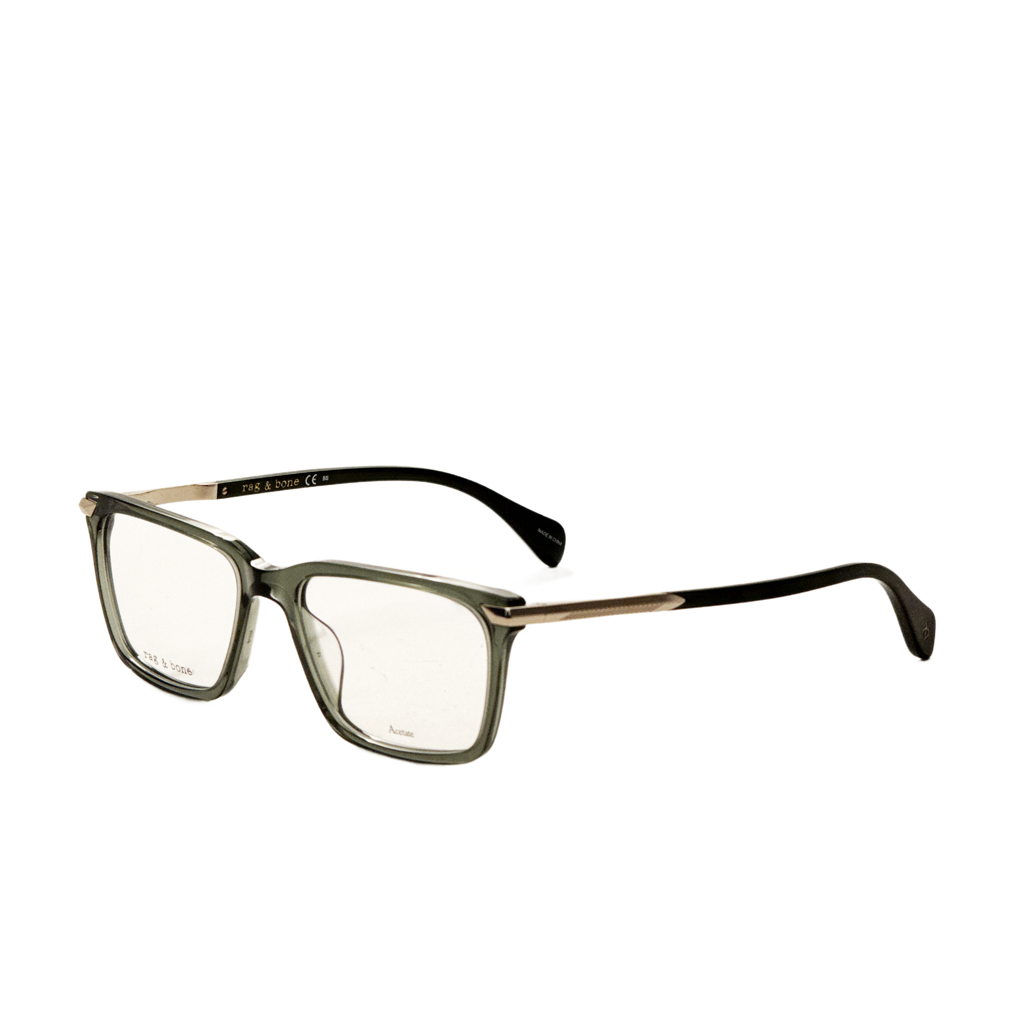 Montura para gafas de hombre 56 mm color verde