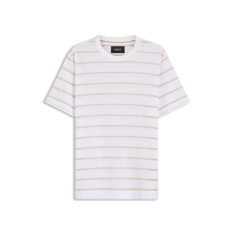 Camiseta de algodón a rayas