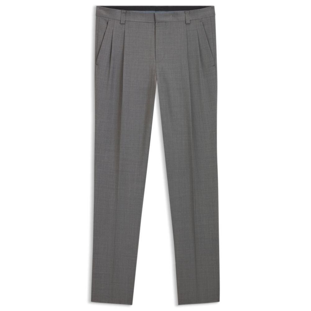 Pantalón de lana de corte ajustado