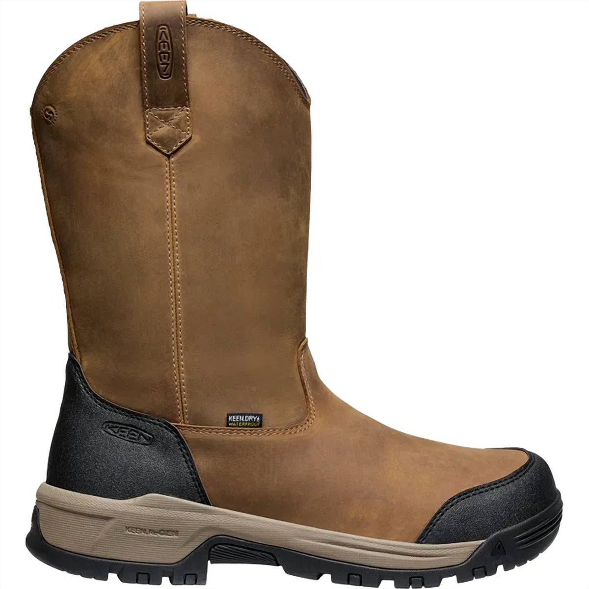 Botas de hombre impermeables color negro y café