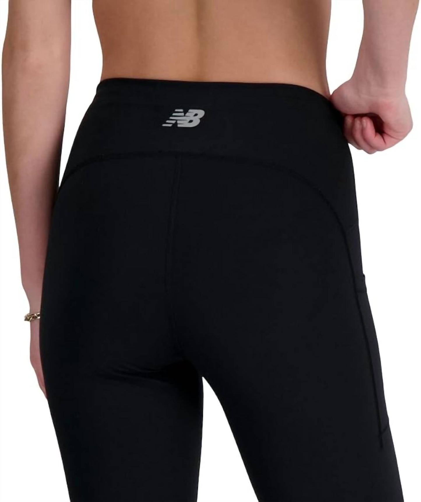 Leggings de tiro alto color negro