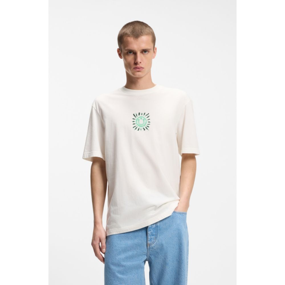 Camiseta de algodón con estampado