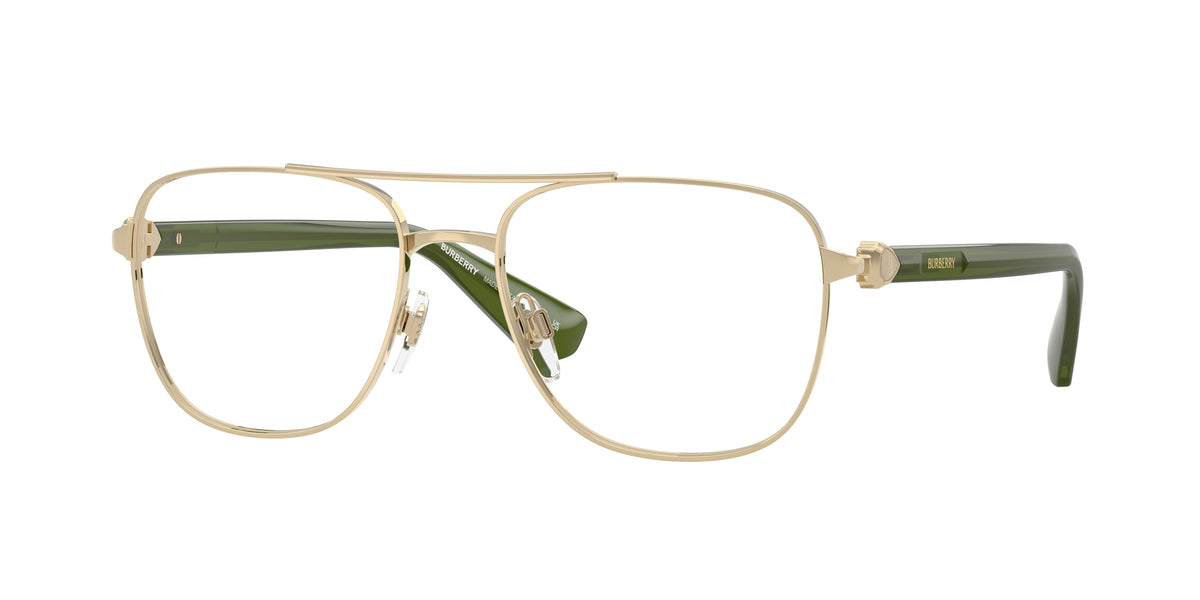 Montura para gafas de hombre 56 mm color dorado