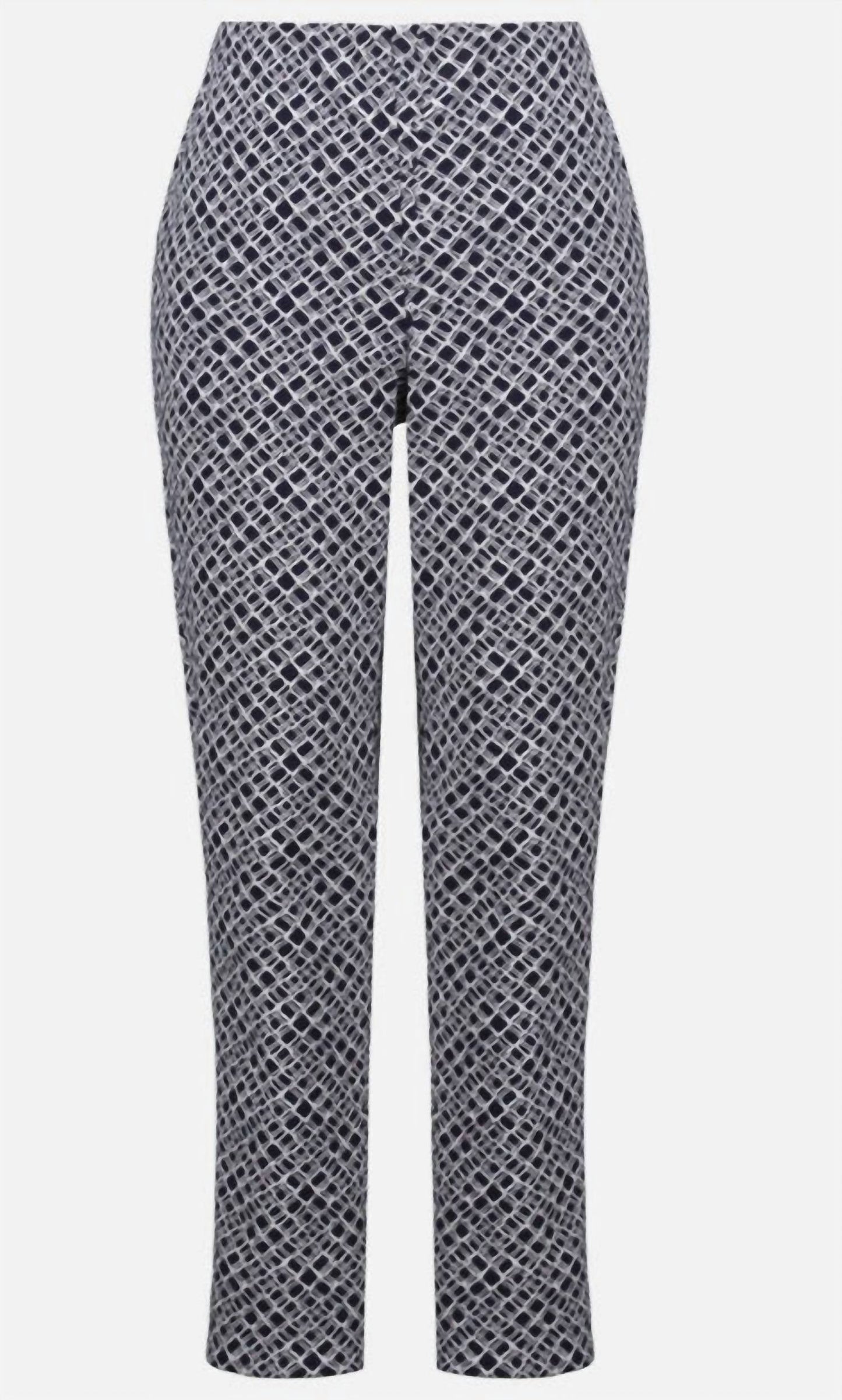 Pantalón de corte ajustado color azul marino