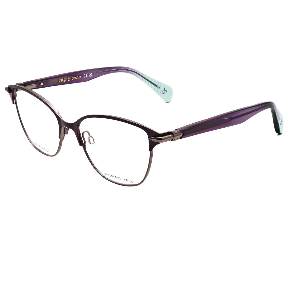 Montura para gafas de mujer 54 mm color violeta