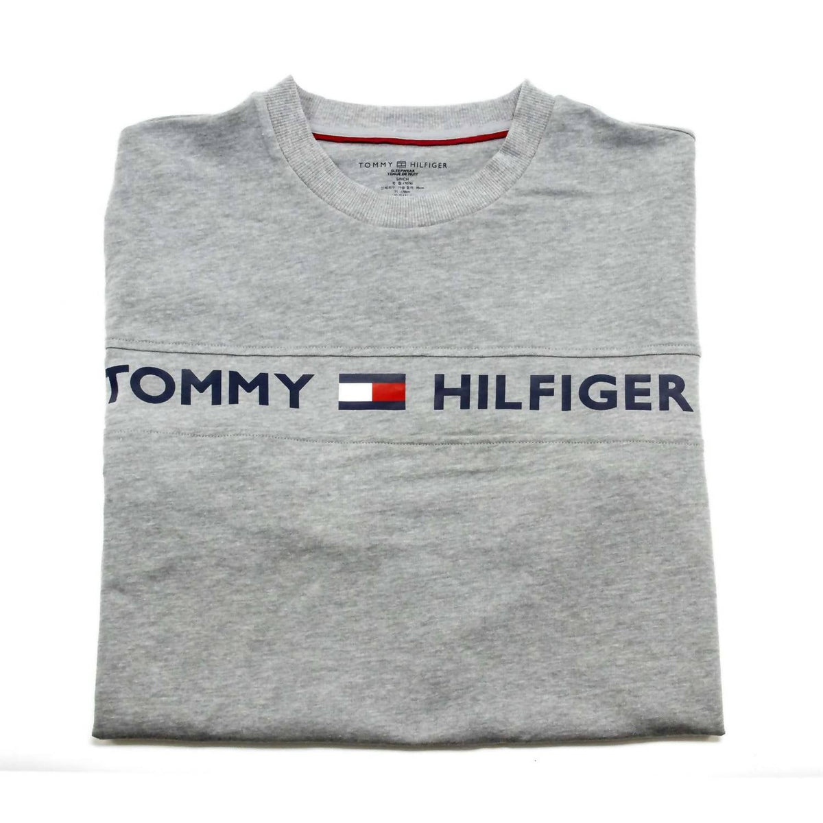 Camiseta de hombre de manga larga color gris