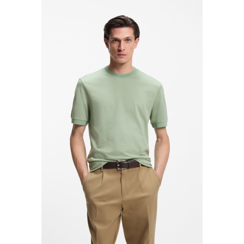 Camiseta de mezcla de algodón