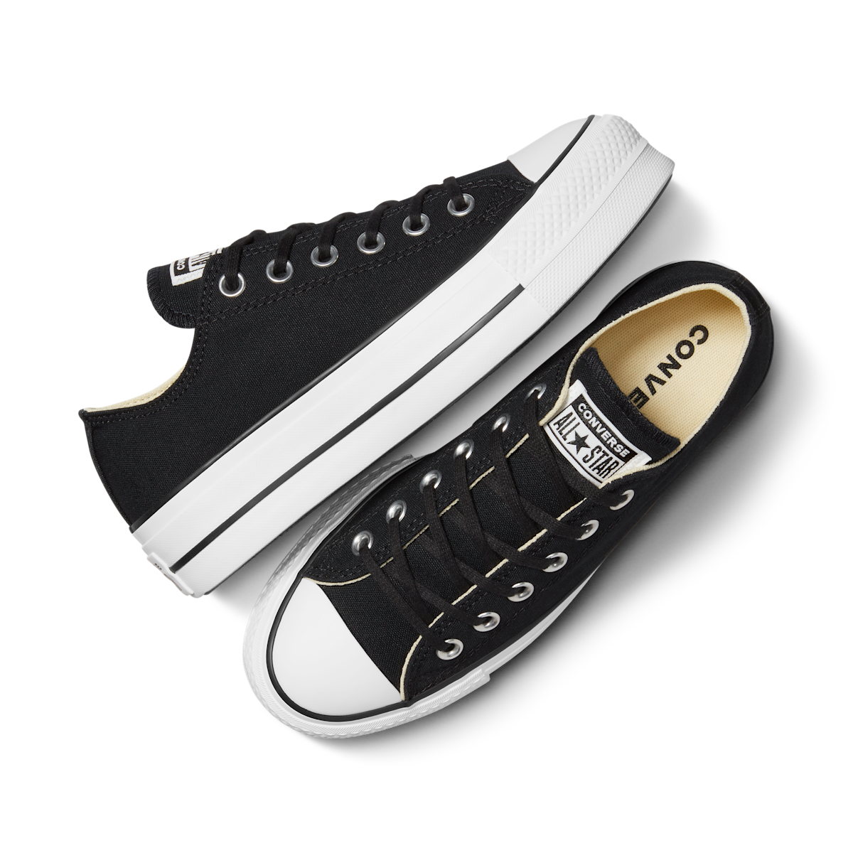 Zapatos de hombre de lona con plataforma