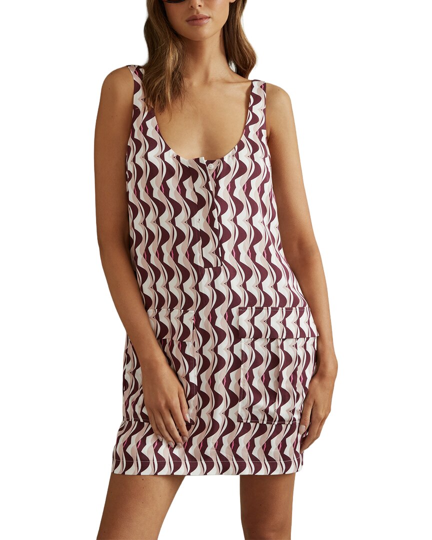 Vestido corto con estampado
