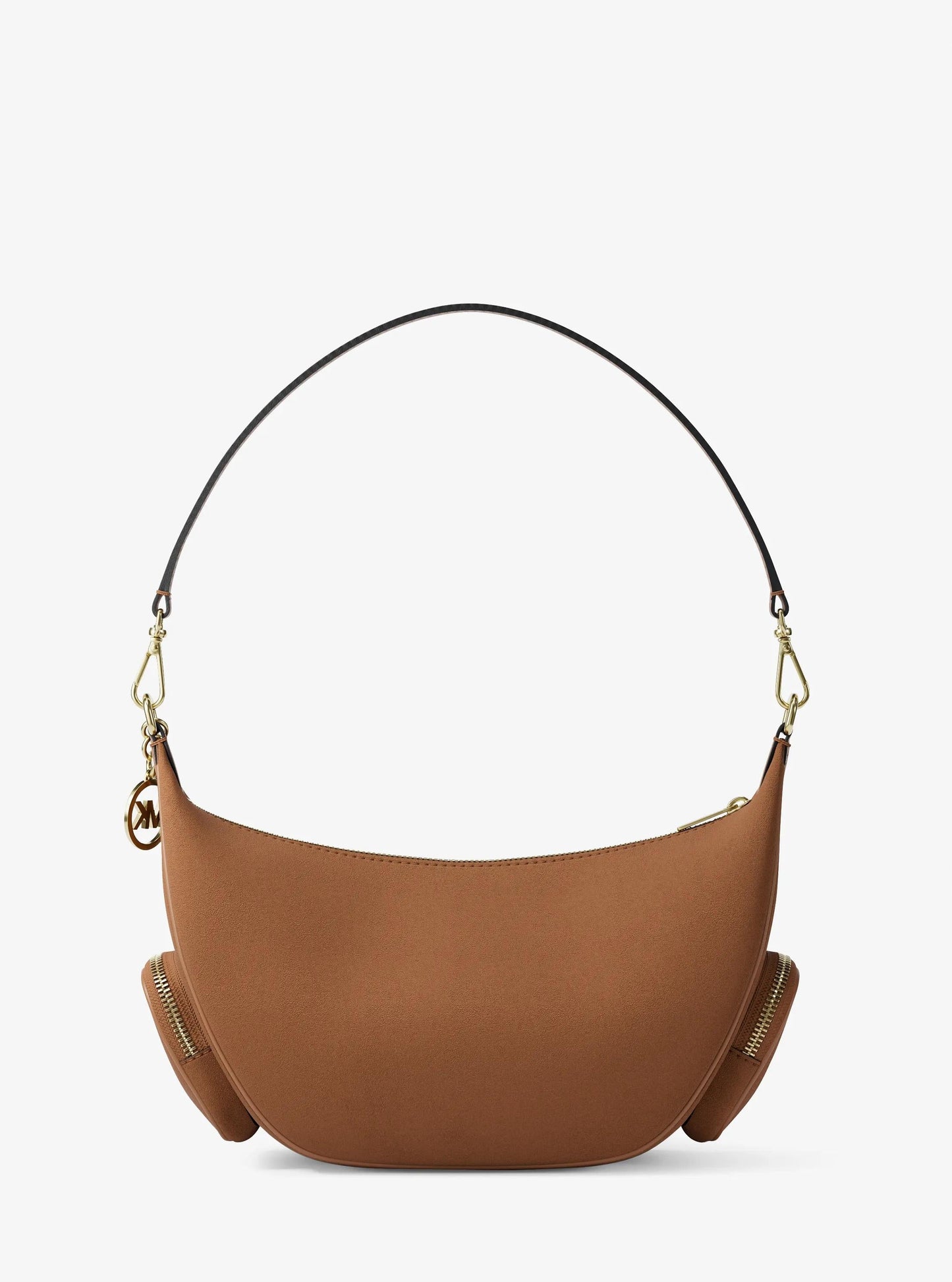 Bolso de hombro de gamuza