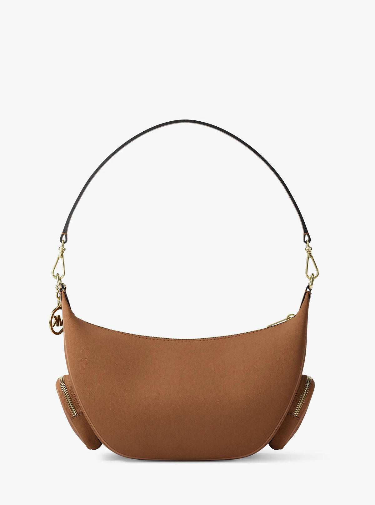 Bolso de hombro de gamuza