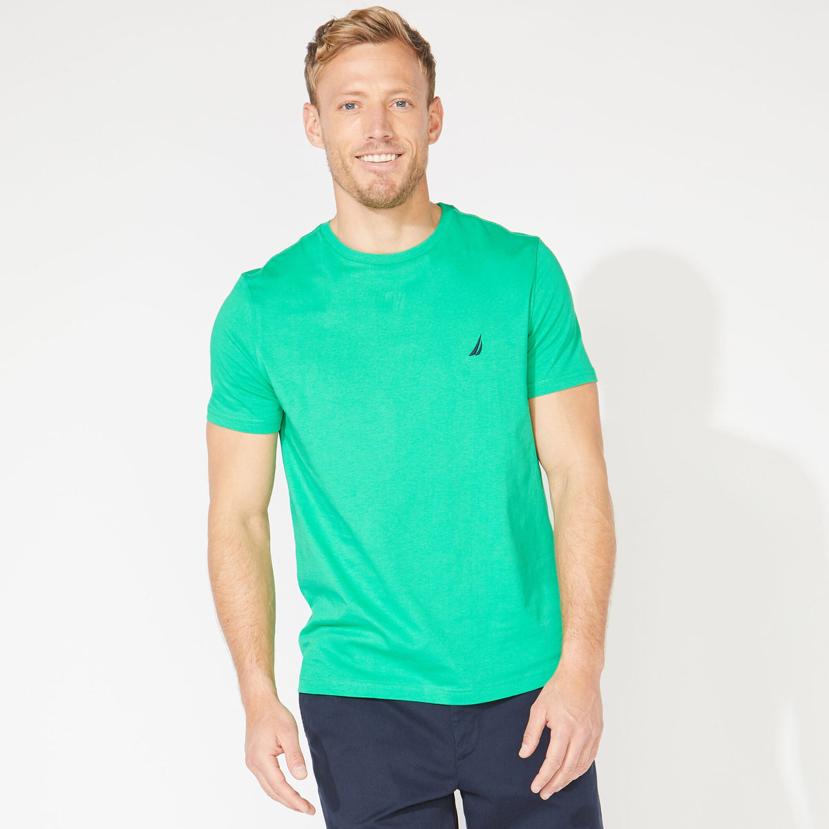 Camiseta de hombre con cuello redondo