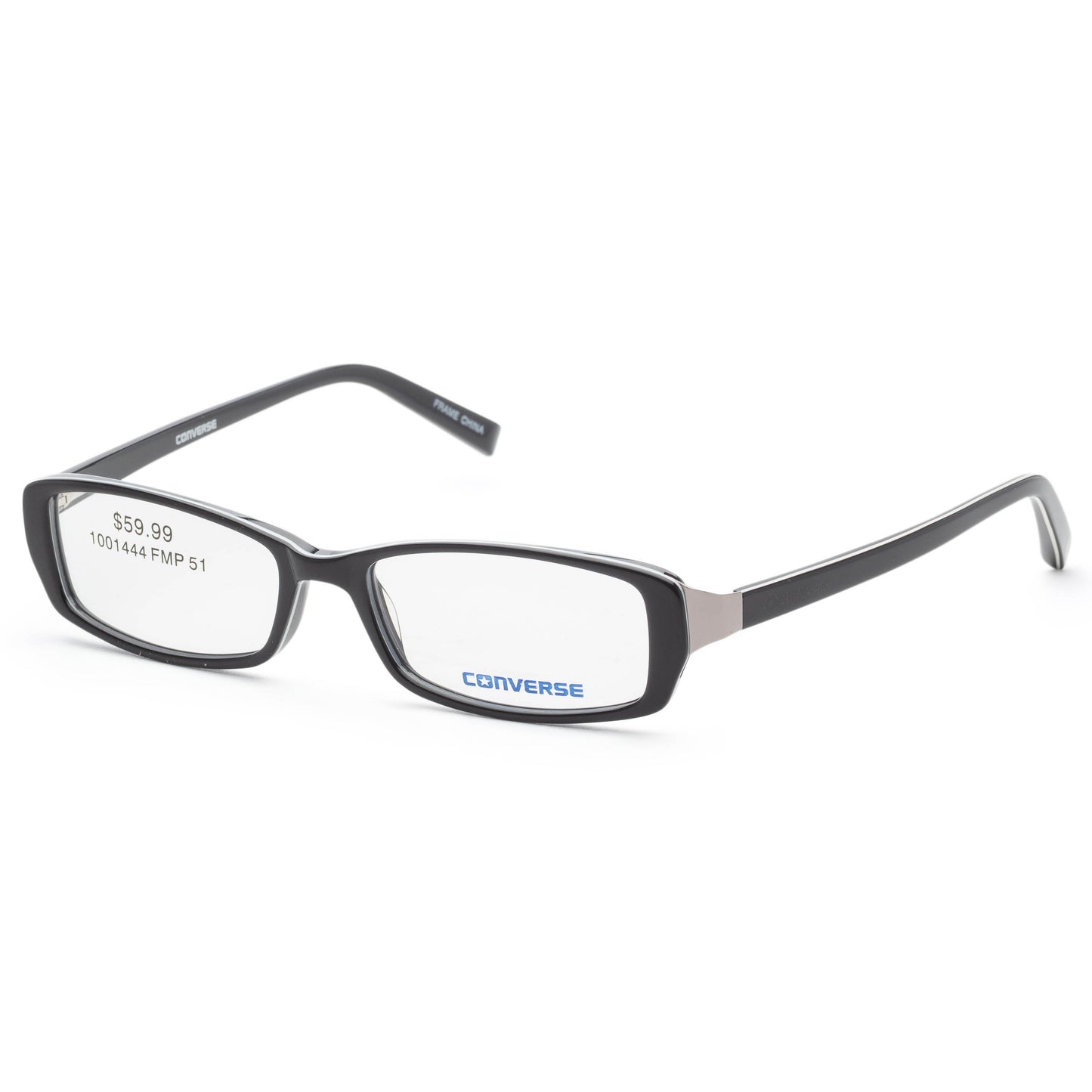 Montura para gafas de hombre 51 mm color negro