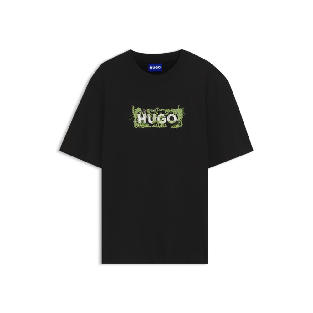 Camiseta de algodón con bordado