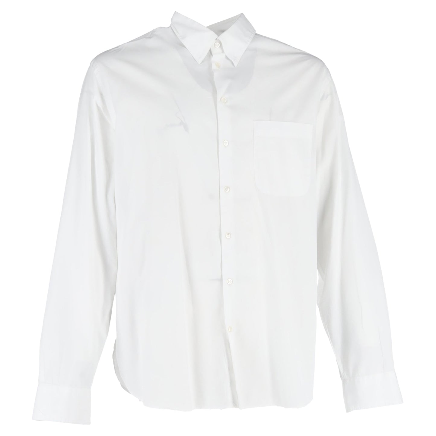 Camisa de algodón color blanco