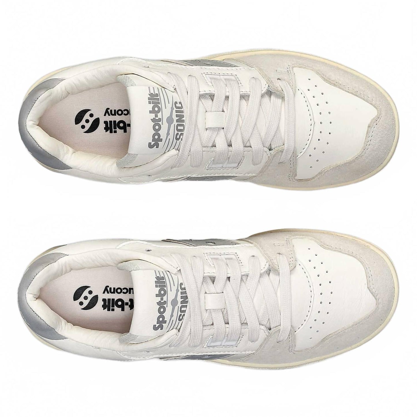 Tenis de hombre color gris y beige