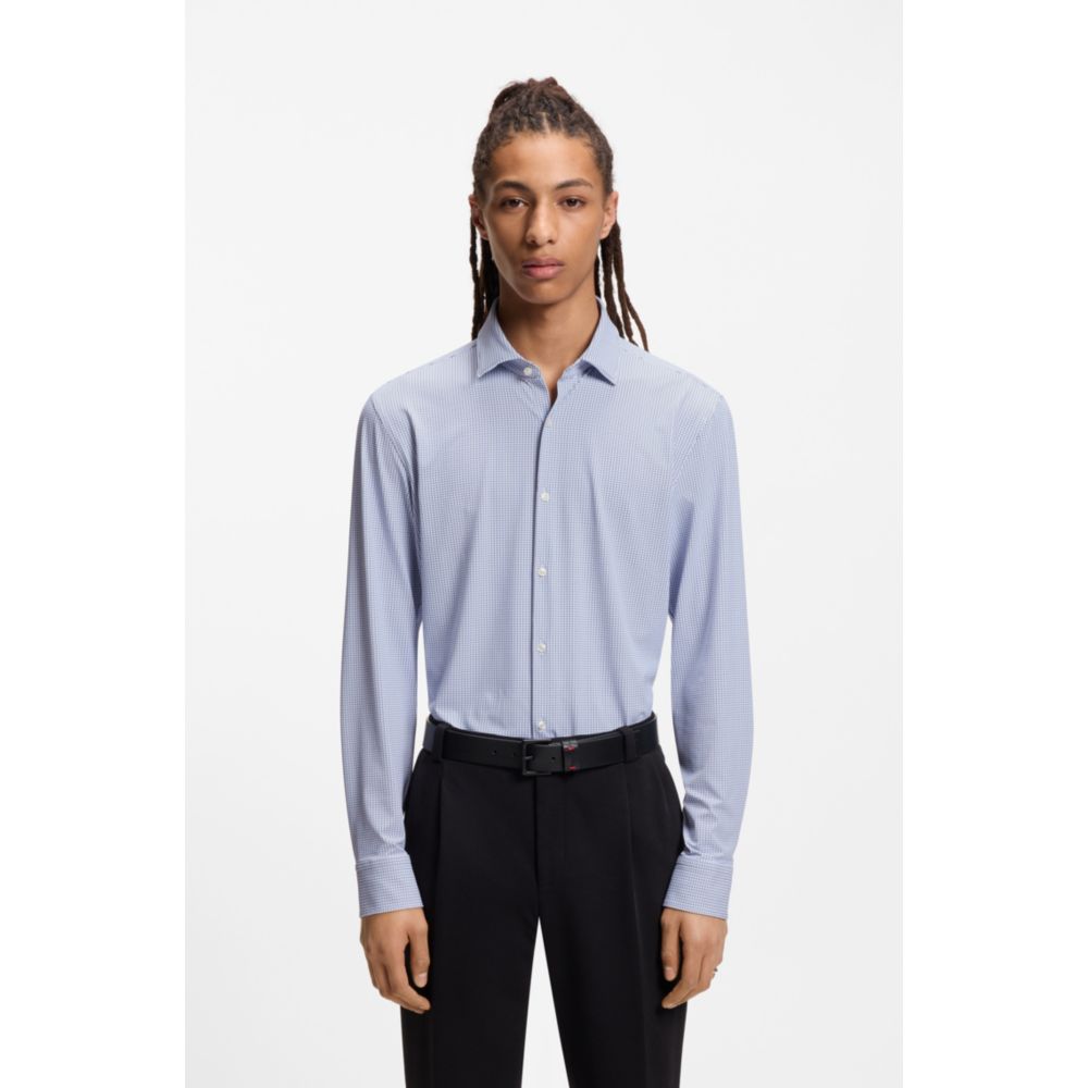Camisa de corte ajustado con estampado