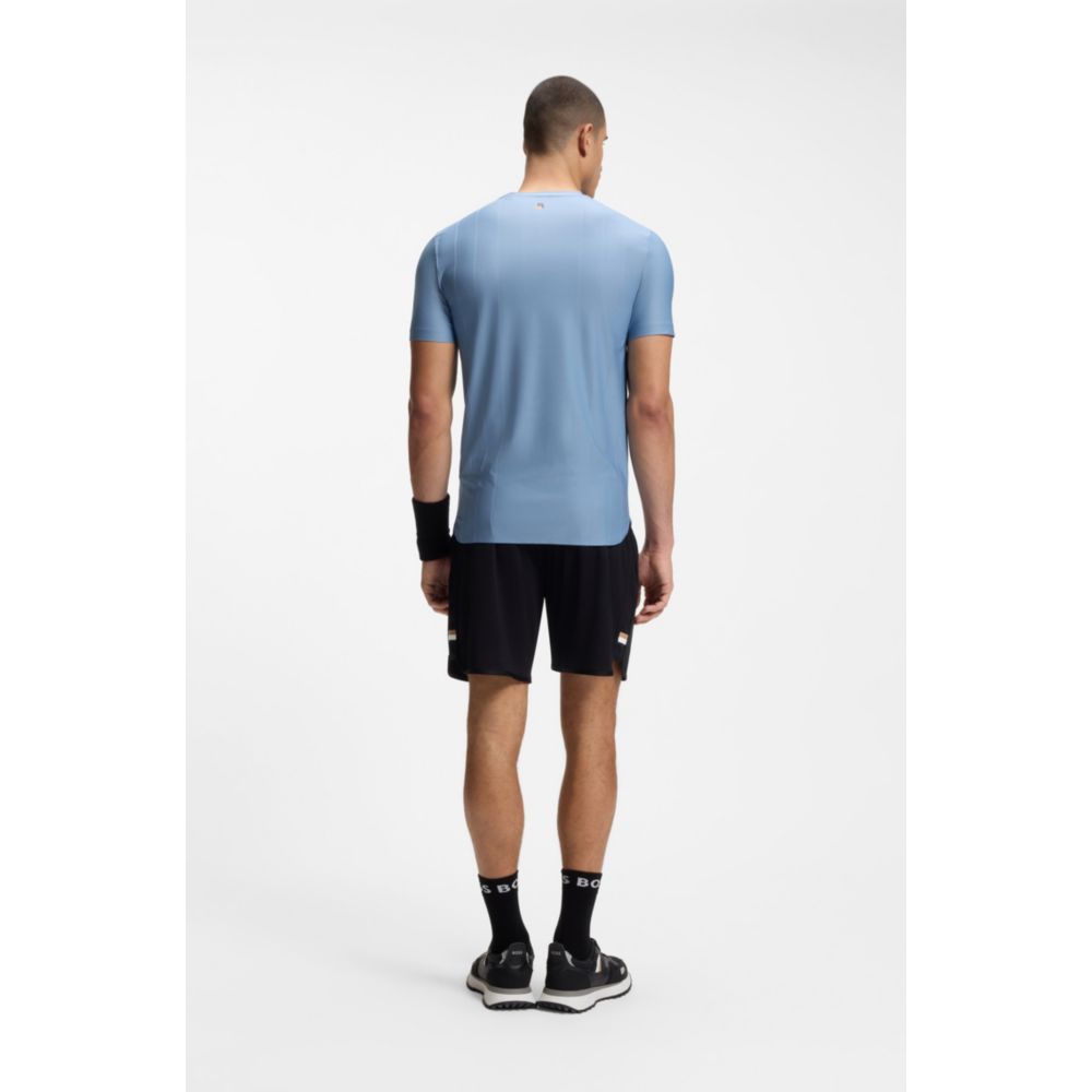 Camiseta de corte ajustado a rayas