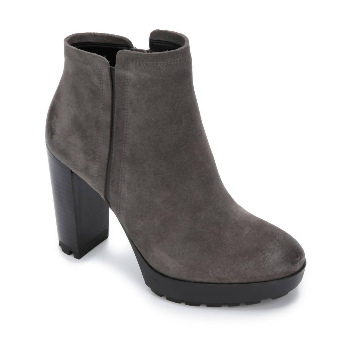 Botines de mujer de efecto cuero