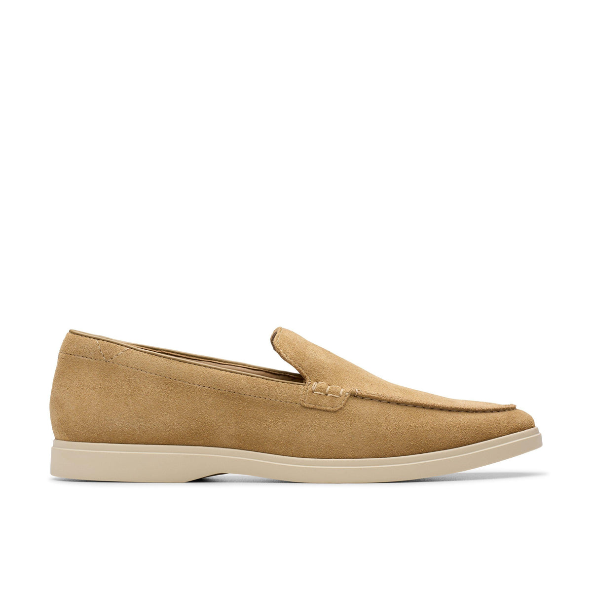 Calzado de gamuza color beige
