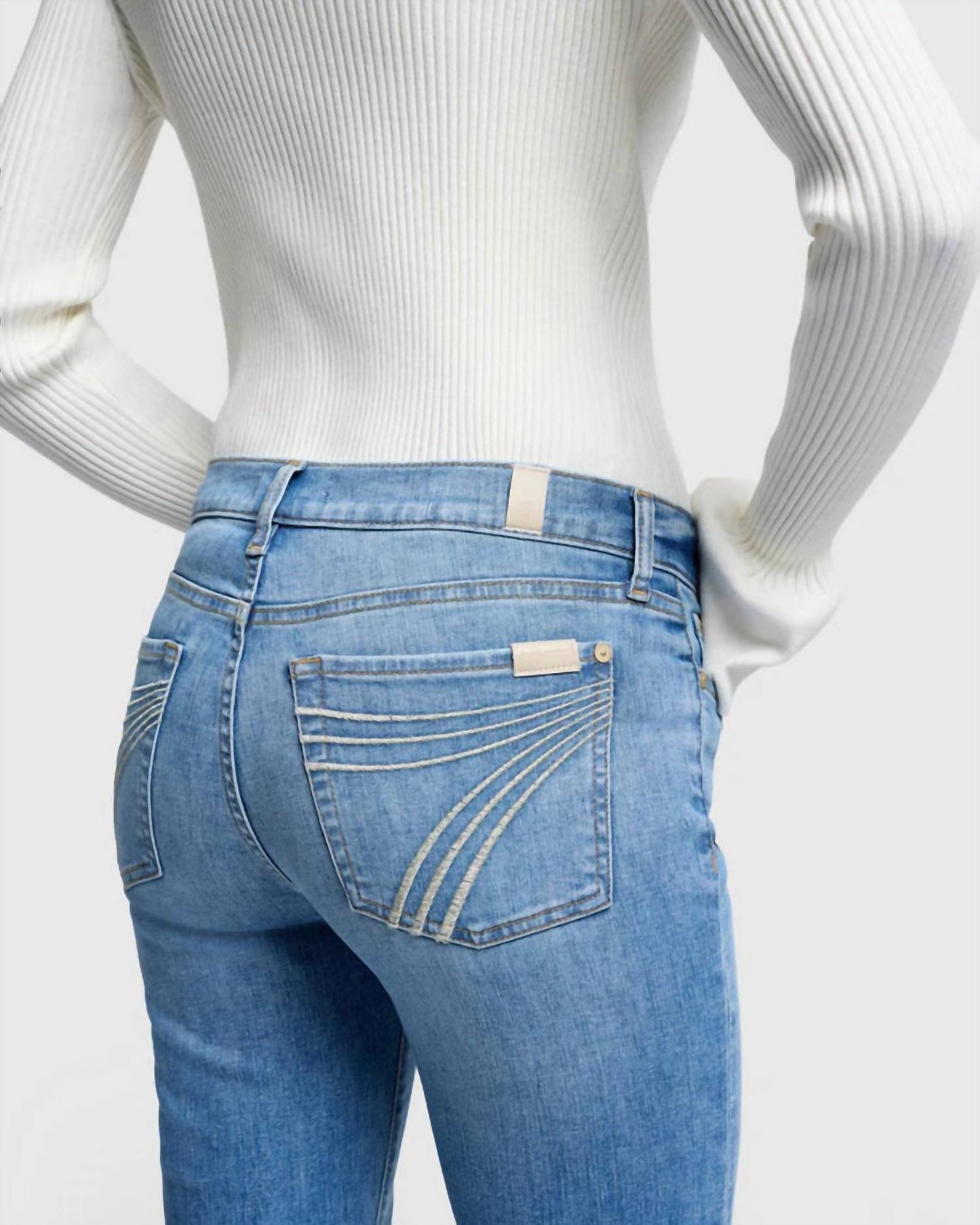 Jean color azul