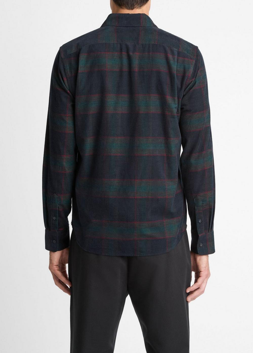 Camisa de algodón a cuadros