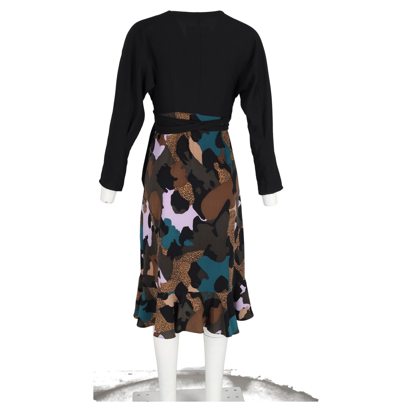 Vestido con estampado multicolor