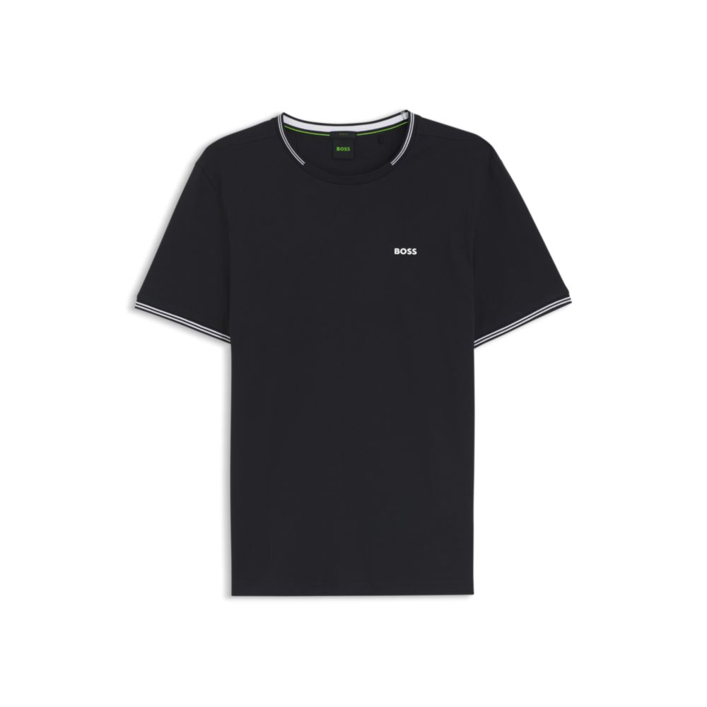 Camiseta de algodón a rayas